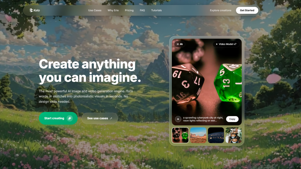 AI Image Genertion Hero kelo